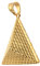 PAURO Edelstahl Weinlese ägyptischen Pyramiden ohne Während Goldkette Halskette für Herren Hochzeit Versprechen