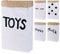 Papiersack Paper Bag eckig Kraftpapier Beutel Braun Weiß (Toys)
