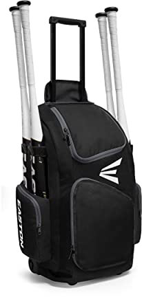 Easton Travelers Baseballtasche mit Rollen, Herren, Travleler Stand Up Baseball Wheeled Bag, Navy, 24.5 H x 18 W x 11 D
