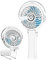 HandFan Upgraded Portable Handheld Misting Fan, Rechargeable Personal Mister-Fan, Battery Operated Spray Water Mist-Fans, Foldable Mini Cooling Hand Fans for Beach Travel Outdoors