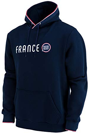 Allez Les Bleus Kapuzensweatshirt Frankreich – Offizielle Kollektion Herren – XL