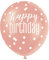 Unique Party- Ballons, 84912, Rose Gold