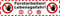 Melis-Folienwerkstatt Absperr-Banner – Forstarbeiten – Lebensgefahr – 300x80cm – P00001-091-B