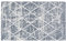 Astra Rutschfester Teppich Wohnzimmer - Miabella Fußmatte innen - Küche Läufer Flur Schmutzfangmatte - Sauberlauf 66x110cm Rauten