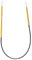KnitPro K47051 Rundstricknadel, Metal, Orange, 25cm / 2.25mm