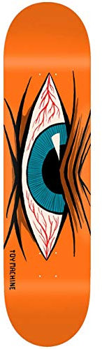 Toy Machine Skateboard 8.0' Med Eye Orange - Inklusive Grip