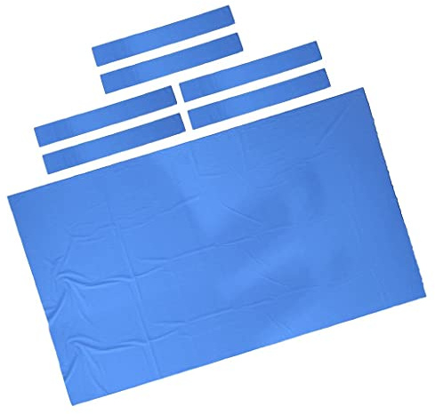 Sharplace Premium 7ft / 8ft Billardtisch Material, Gewebe Snooker Filz Vorgeschnittenes Seitenwickelzubehör