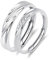 ANAZOZ 925 Silber Ringe verlobungsring， Welle Verwobene Graviert I Love You verlobungsring Paar