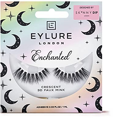 Eylure X Skinnydip Crescent Enchanted Lashes, Black