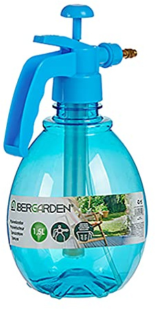 PUMPSPRÜHFLASCHE 1,5L Druckpumpzerstäuber Drucksprüher Pumpsprüher Zerstäuber Sprühflasche Sprüher 2-Farben 33 (Blau)