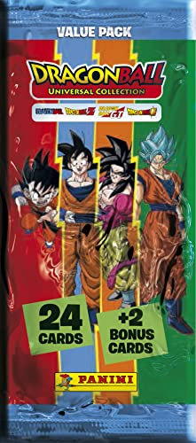 Panini Dragon Ball Universal Collection Trading Cards 24 Karten + 2 Bonuskarten