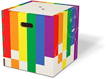Rippotai Soundpotai Pride 40 x 40 x 40 cm, Sitzsack für Musik im Multisensor-Modus, geeignet für Gehörlose.