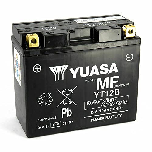 E-BIKERS.IT Yuasa YT12B-BS Batterie YT12B préchargée Yamaha XJ6 DIVERSION DRUG STAR 650