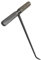 LSMKKA Kanaldeckelheber Kanaldeckel-Hebehaken, Robustes Handlochabzieher-Deckelheber-Werkzeug Aus Eisen Mit Griff & 5cm Spitzen, Gewölbe/Gitter/Klärgruben/Kanaldeckel Entferner-Tools T-Form