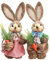 RAZURE Osterhasen-Figuren, stehend, 2er-Set, niedlich, rustikal, gewebter Stroh, Osterhasen-Puppe, Schreibtisch-Dekorationen für Ostern, Zuhause, Büro, Urlaubsdekoration (34,3 cm)