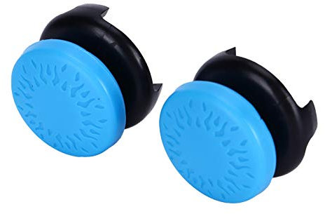 2Pcs Thumbstick, 4 Colors Available Silicone Accessories Replacement Thumb Grips Stick Joystick Controller Gamepad Key Cap for Game Joystick (Blue)