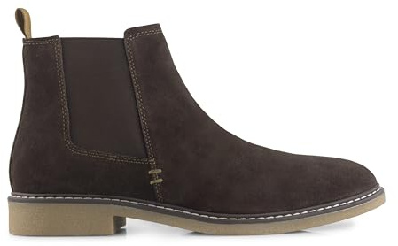 Silver Street London Men's Pimlico Suede Leather Smart Casual Formal Chelsea Boots