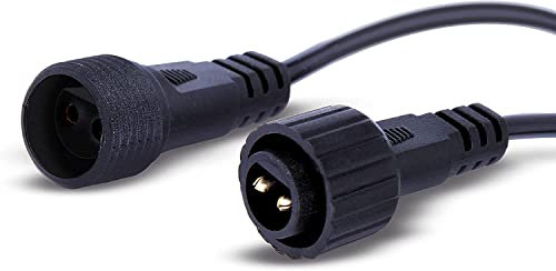 Redefun 6M 2Pin Verlängerungskabel, Wasserdicht Außenleuchte langes Kabel für Außenlichter Kugellichter Lichterketten Gartenbeleuchtung Lichtervorhang Eisregen Lichternetz Glühbirnen Lichterkette