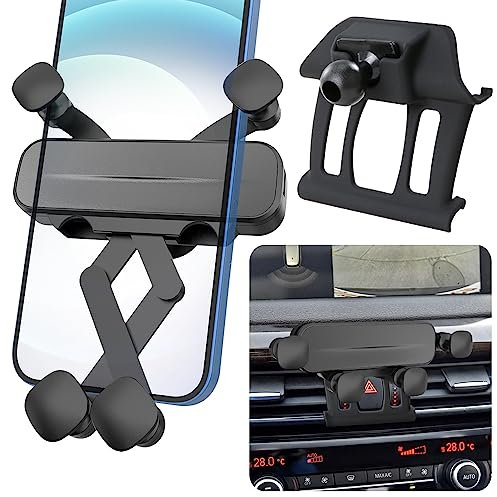 LUNQIN Kfz-Handyhalterung für BMW X5 2014–2018, X6 2015–2019, SUV, sDrive35i, xDrive35i, 40e, 35d, F15, F16, Auto-Zubehör, Innendekoration, Handy-Smartphone-Halterung