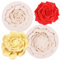 Muyulin Moldes de silicona con flores grandes 3D, 2 paquetes de moldes de chocolate para velas de peonía rosa para decoración de pasteles, fondant de arcilla rosa, pasta de goma de mascar hecha a mano