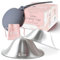 Cradle & Grace Pure 999 Silver Nursing Cups with Gray Carrying Case, Silver Nipple Shields for Breastfeeding Newborn, Silver Nipple Covers Breastfeeding Kit, Regular