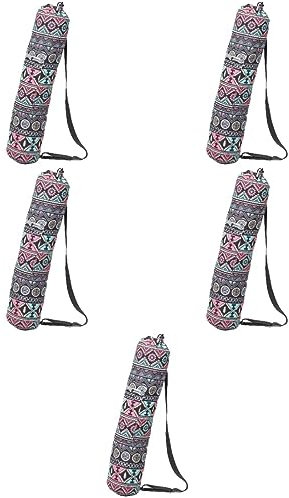 BESPORTBLE 5st Yoga-Rucksack Übungs-Yoga-Tasche Tragetasche Für Yogamatte Tragetaschen Aus Segeltuch Turnbeutel Für Damen Damentragetaschen Für Die Reise Yogamatte Rucksack Fitness Sport