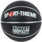 Sport-Thieme Basketball Street Impact | Besondere Oberfläche im Autoreifen-Profil | Größe 7 | Gummiert | 610 g | Training und Freizeitball | Schwarz