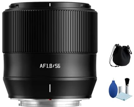 TTARTISAN APS-C 56 mm F1.8 AF Auto Focus AF Prime Obiettivo di apertura grande per fotocamera Sony E Mount mirrorless A7RII A7RIV A7S3 A7MIII A7C A9 A6600 A6400 NEX-3 ecc.