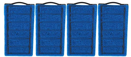 Cartuccia Filtrante Per Acquario da 4 Pezzi, Cartucce Filtranti Blu Elementi Filtranti al Carbonio Per Tartaruga Per Acquario Cartuccia Filtrante di Ricambio Per Acquario Per Filtri Per Pesci Aqua-Tec