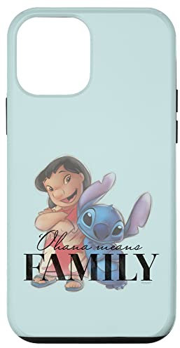Hülle für iPhone 12 mini Disney 100 Anniversary Lilo & Stitch D100 Zitat Ohana