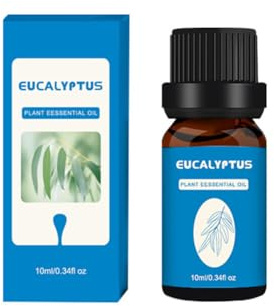 Ätherische Öle Eukalyptus 10 ml, Ätherische Öle für Diffuser Aromatherapie,Duftöle für Diffusor,Ätherisches Eukalyptusöl Duftöl Eukalyptus Öl für Haut Körper Haarpflege, Kerze,Seife,DIY,Massage Aroma