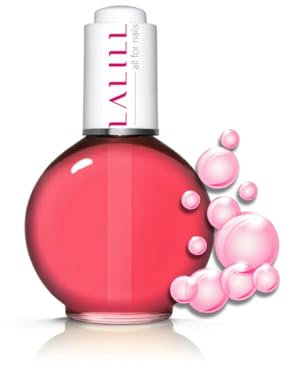 LALILL Nail Cuticle Oil 75ml - Süßgummi Nagelpflegeöl - Nagelöl Pflege für Nägel Nagelhaut - SPA Maniküre Naildesign Hände - Vegan - Mit Pipette