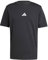 adidas Herren Essentials SMALL Logo Single Jersey Tee, Black/White, L