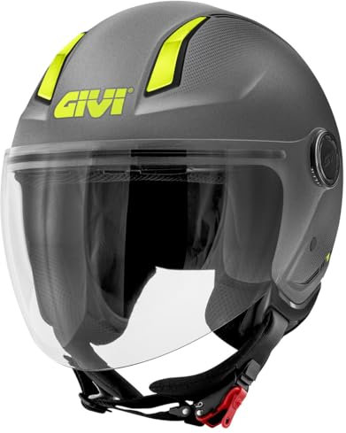 GIVI casco demi jet 11.7 grigio H117BG76855 taglia S