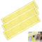 XINSUO 3 PCS Bonnettes Microfibre Accessoire pour Kärcher Nettoyeur de Vitres WV1 WV50 WV75 (Jaune)
