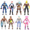 LUKIUP 8 Stück Battle Figuren Set, Minifiguren Cake Topper, Figuren mit Erntewerkzeugen, Figuren Spielzeug für Kinder, Geburtstag Party Kuchen Dekoration für Jungen & Mädchen