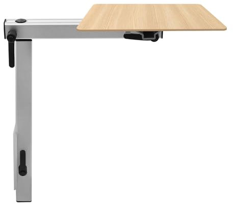 LIAIZE Pied de table rotatif à 360° - Avec fermeture éclair réglable en hauteur - 25 x 16,5 cm - Table pivotante - Système de pieds amovible pour camping-car, table de camping-car, pinces de pieds de