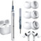 3 Pairs Replacement Ear Tips for Airpods Pro/Airpods Pro 2nd Generation, Silicone Replacement Earbuds with Noise Reduction Hole Built-in Dust Guard Screen Anti-Slip and 3 in 1 Cleaner Kit (S/M/L)