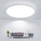 Comely led lámpara de techo redonda 30cm 24W Superflat IP44 lámpara de techo blanco 6500K blanco caliente para baño cocina pasillo balcón dormitorio humedades iluminación interior