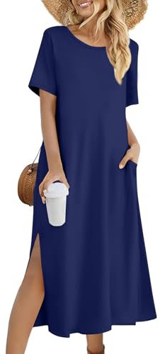 Mes Commandes en Cours De Livraison Robe Femme Costume Medieval Sexy Jupe Longue Boheme Fluide Été Viscose Robe Femme Mi Longue Rose Poudré Enceinte Charleston De Mariee Tee Shirt (A03,M)