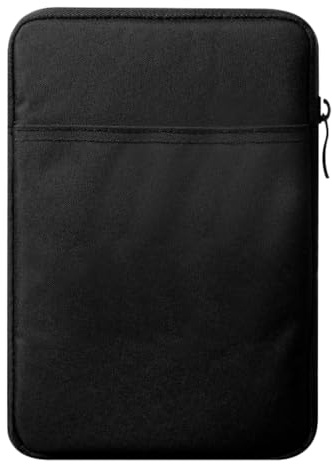 mophrati Sichere Schutztaschen für Kindles, einfach zu tragen, E Book Tasche mit Reißverschluss, gut schützende Außentasche, Schwarz, 6 Zoll