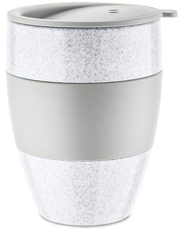 Koziol AROMA TO GO 2.0 Thermobecher mit Deckel 400ml (organic grey)