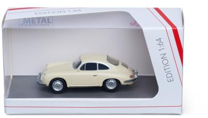 Schuco 1:64 Porsche 356 Carrera 2 Elfenbein - Hochwertiges Diecast Modellauto im Maßstab 1:64, Modellauto, 1:64, Auto, Sammlermodell