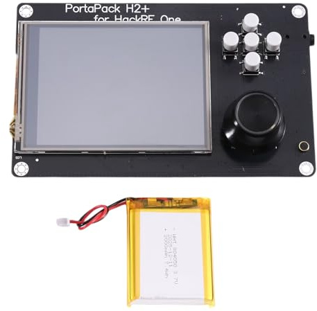Awwertse Radio Software Defined SDR Radio Kit with Battery PORTAPACK H2 Touch Screen Touch Screen Radio