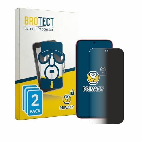 BROTECT 2 Stück Anti-Spy Blickschutzfolie für Infinix GT 50 Pro Privacy Screen Protector [Displayschutz-Folie, Sichtschutz, Blaulichtfilter]