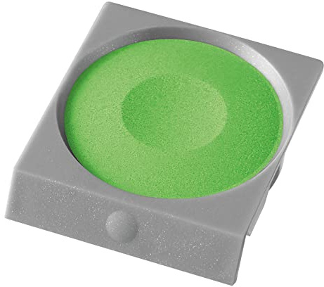 Pelikan Farbkasten Ersatzfarben, 3.5 ml, gelb-grün (Ton 155) 10 Stück, passen in alle Deckfarbkästen von Pelikan