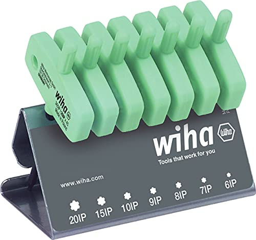 Wiha Stiftschlüssel mit Schlüsselgriff Set TORX PLUS® 7-tlg. brüniert im Werkbankständer (26261)