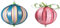 NEU Designstreifen Paper Balls Grace