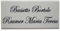 GUIZZO Creart - Targa Personalizzata Nomi/Via in Ceramica, Targhetta Personalizzata Modificabile con Numero Civico Esterno, Targhetta Porta Ingresso Personalizzata Made in Italy, 10x5H cm, Bianco