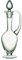 Dornberger - Handled Claret Jug - Clear Voluptuous Glass Decanter - Handcrafted and Mouth Blown - Capacity 850ml - Ideal for White Wine and Red Wine